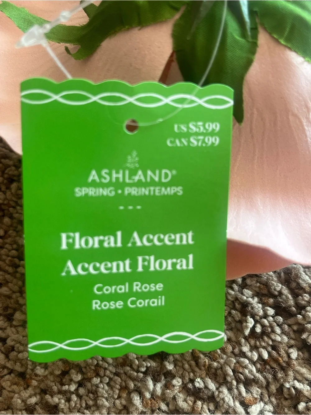 Ashland floral accent assorted roses, red, purple Pink and coral.
